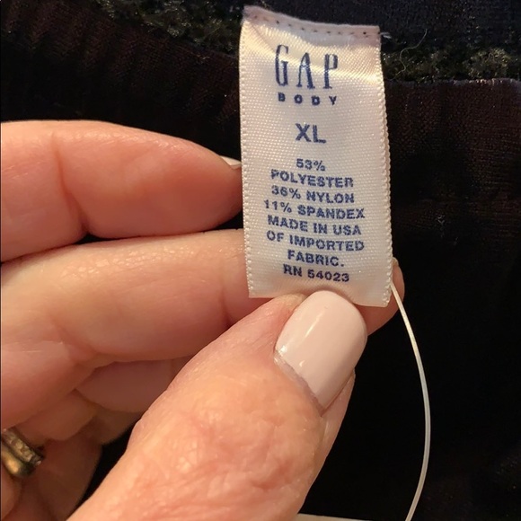 NWT Gap Black Velveteen Drawstring Pant XL - Picture 3 of 6